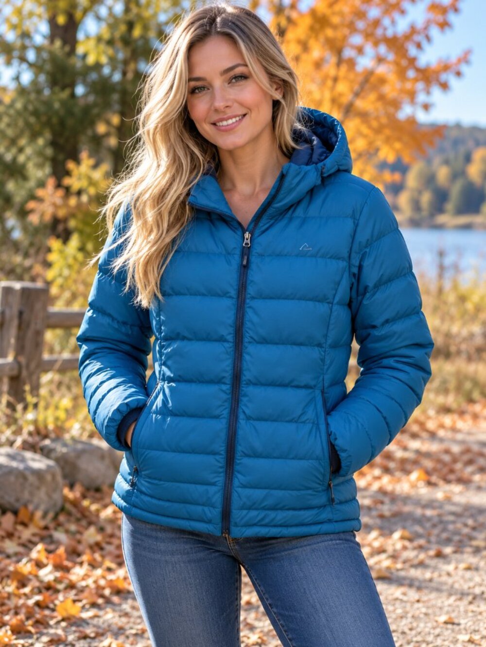 Paradox Duck Down Feather Light Hooded Jacket -(Large)